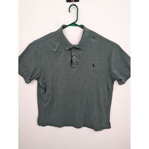 Polo Ralph Lauren Men's Green Short Sleeve Polo Shirt, 1XB BIG, EXCELLENT!